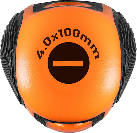Neo Tools Μαγνητικό Κατσαβίδι Μακρύ Ίσιο Μεγέθους 4x100mm