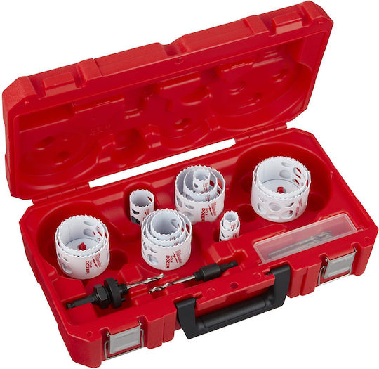 Milwaukee Hole Saw Kit Cobalt for Wood, Metal, Tile and Plastic