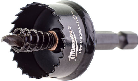 Milwaukee Ποτηροπρίονο Shockwave με Διάμετρο 25mm για Μέταλλο