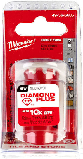 Milwaukee Diamond Crown Threading Diamond Without Impact for Metal, Firebrick and Tile