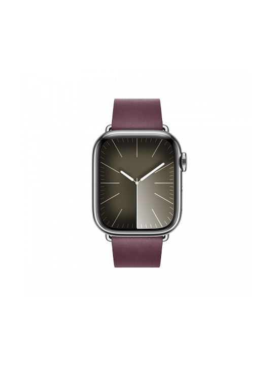 Apple Modern Buckle - Medium Strap Leather Mulberry (Apple Watch 38/40/41/42mm)