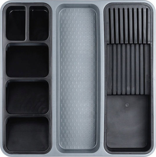 Orion Schubladenteiler Kunststoff in Gray Farbe 40x40x5cm Orion Schubladenteiler Kunststoff in Gray Farbe 40x40x5cm