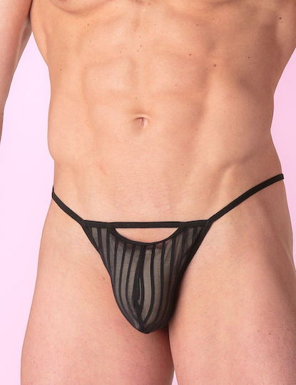 Allure Ανδρικό Sexy String Μαύρο