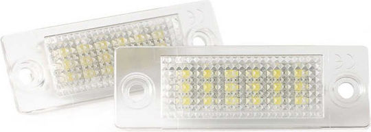 License Plate Lights for Volkswagen Caddy / Golf Plus / Passat / Touran / Transporter 2pcs
