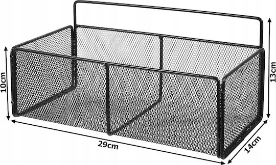 Verk Group Wall-mounted Organizer Metallic Black