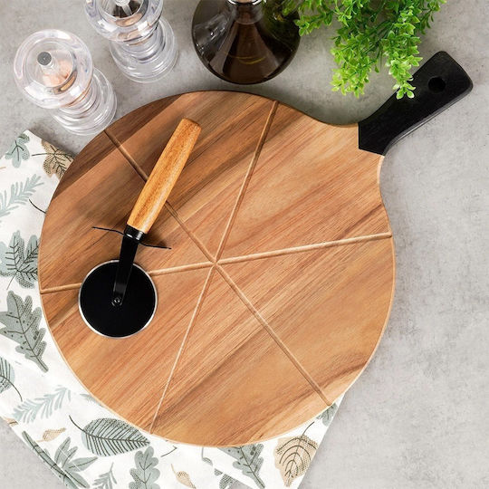 Excellent Houseware Πλατώ Σερβιρίσματος Πίτσας με Χειρολαβή Ξύλινο 42.5x30x1.5εκ. 2τμχ Excellent Houseware Πλατώ Σερβιρίσματος Πίτσας με Χειρολαβή Ξύλινο 42.5x30x1.5εκ. 2τμχ