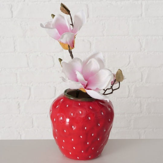 Boltze Dekorative Vase Keramik Rote F16xY16cm