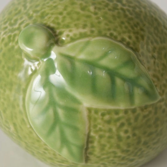 Lime Set of 2 Handmade Ceramic Decorations Lemon Lime Design 2 Pieces Lime Set of 2 Handmade Ceramic Decorations Lemon Lime Design 2 Pieces