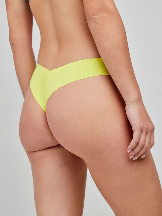 Women's Slip 3Pack Seamless Yellow