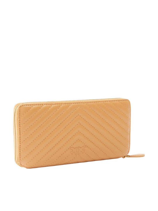 財布・小物その他 PINKO 'Multi Purpose' wallet Beige Small smooth leather wallet with logo PINKO → Shop Online