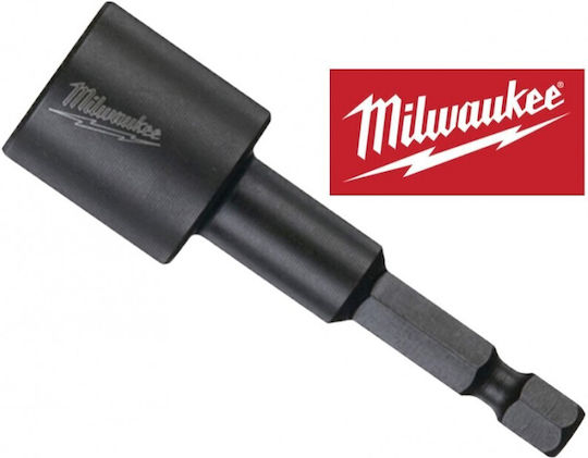 Milwaukee Μαγνητικό Καρυδάκι Αέρος Εξάγωνο με Καρέ Υποδοχής HEX Διάμετρος 8mm