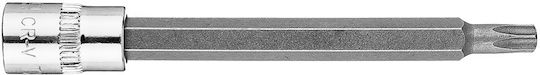 Neo Tools Καρυδάκι Torx Μακρύ με Καρέ Υποδοχής 1/4"