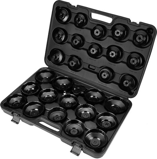 Neo Tools Căpăcei Hexagonali cu Patrat de Prindere 3/8", 1/2" Set 30buc