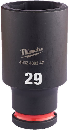 Milwaukee Nuss Pneumatisch Sechskant Spritzfilter Wasserhahn mit Vierkant-Antrieb 1/2" Durchmesser 29mm 1Stück