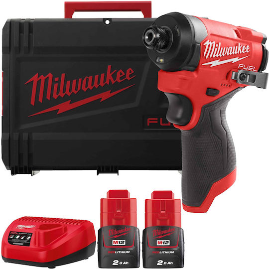 Milwaukee FID2-202X Impact Screwdriver Battery Brushless 12V 2x2Ah
