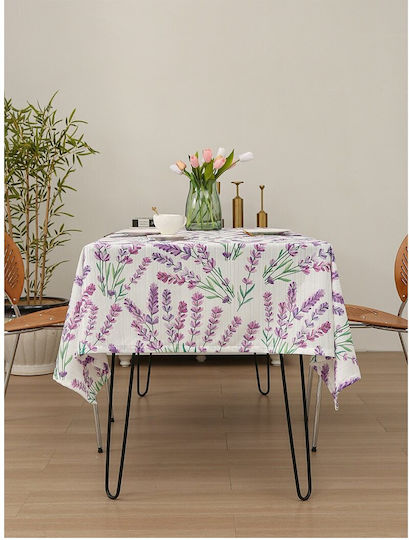 Față de masă Lavender, Purple, White 140x150cm