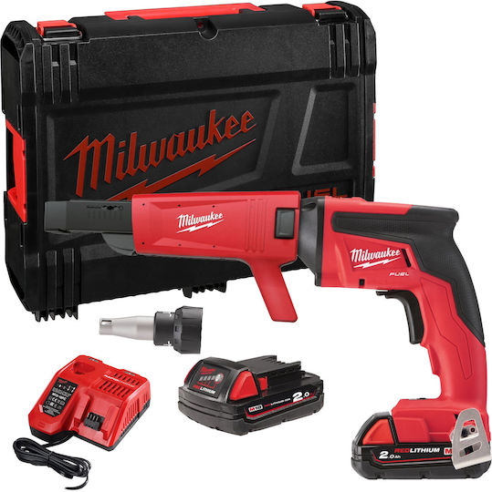Milwaukee M18 FSGC-202X Κατσαβίδι Γυψοσανίδας Μπαταρίας Brushless 18V 2x2Ah