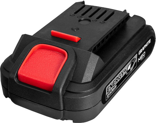 Graphite Werkzeugbatterie Lithium 18V mit Kapazität 2Ah