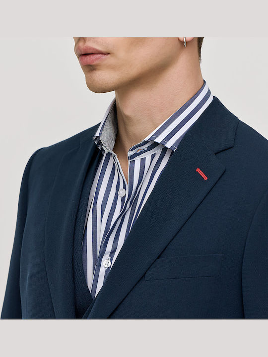 Sommer Herrenanzugsjacke Blau