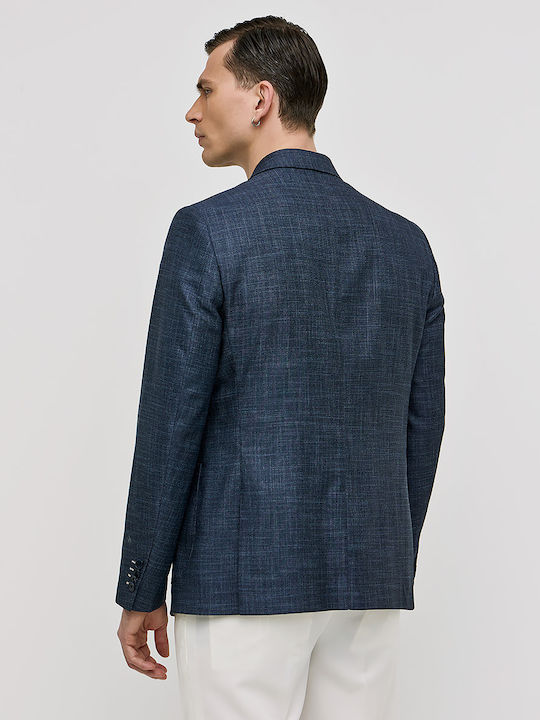 Sommer Herrenanzugsjacke Blau