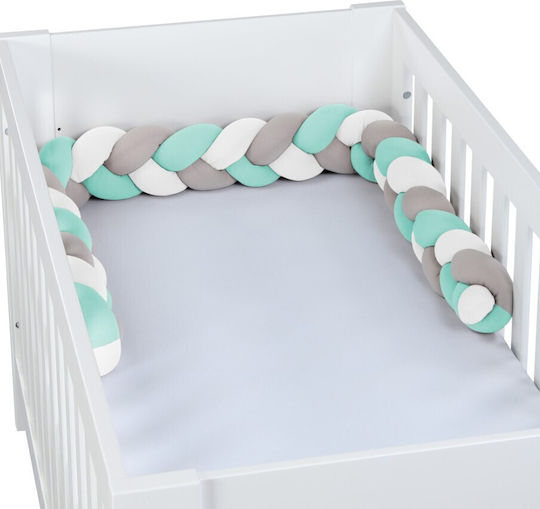 Babybay Πάντα Πλεξούδα Εσωτερική White, Beige, Mint