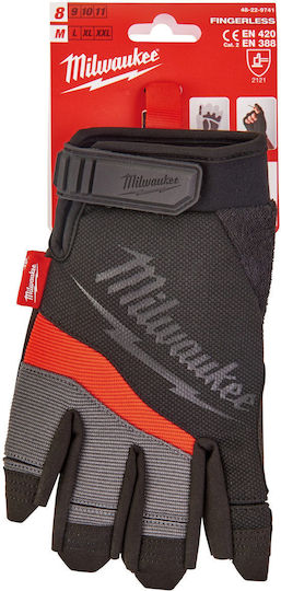 Milwaukee Gloves for Work Gray Leather 1pcs