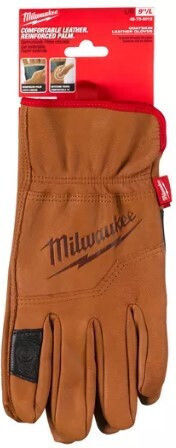 Milwaukee Gloves for Work Brown Leather for Cutting Protection Level 1 1pcs