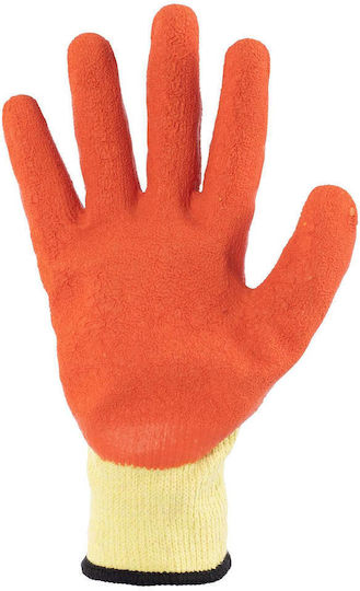 Axon Gloves for Work Yellow Latex/Cotton 1pcs
