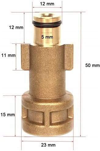 Adapter Connector Bosch Old Type Pressure Washer To Quick Connect Qc 1/4"