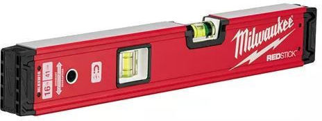 Milwaukee Redstick Backbone 80 Spirit Level Aluminum Magnetic 80cm with 3 Eyes