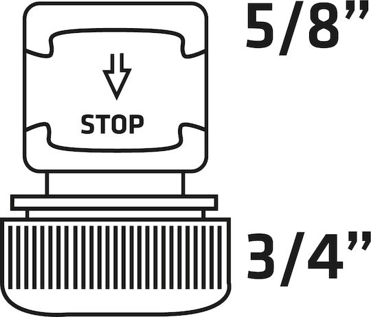 Verto 15G733 Quick Connector Water Pipe 19mm