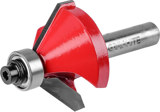 Graphite Cutter Bit Hartmetall für Holz 9.52mm x 26.6mm x 6mm mit Kugellager