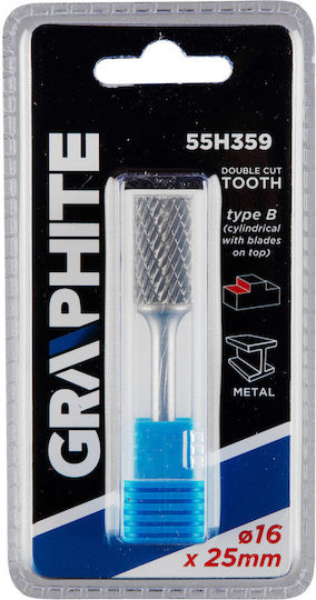 Graphite Router Carbură pentru Metal \ Aluminiu \ Plastic 25mm x 25mm