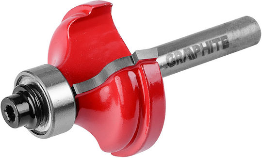 Graphite Cutter Bit Carbide for Wood 12.9mm x 32mm x 6mm with Bearing