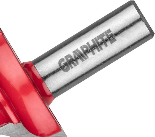 Graphite Cutter Bit Carbide for Wood 17.5mm x 38.4mm x 12mm with Bearing