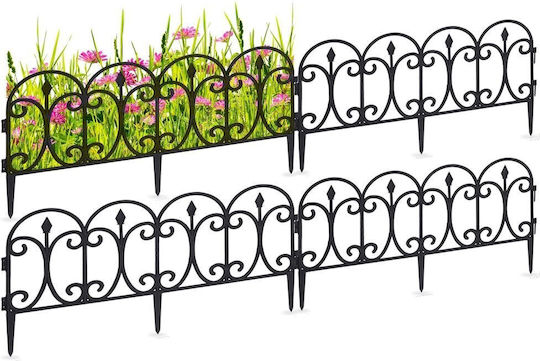 Progarden Plastic Panou de Gard în Culoarea Negru 60x60cm