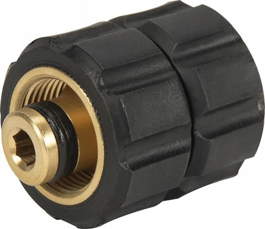 Rotary Adapter Connector Joining Pressure Washer Hoses 2x M22x1.5mm Thread