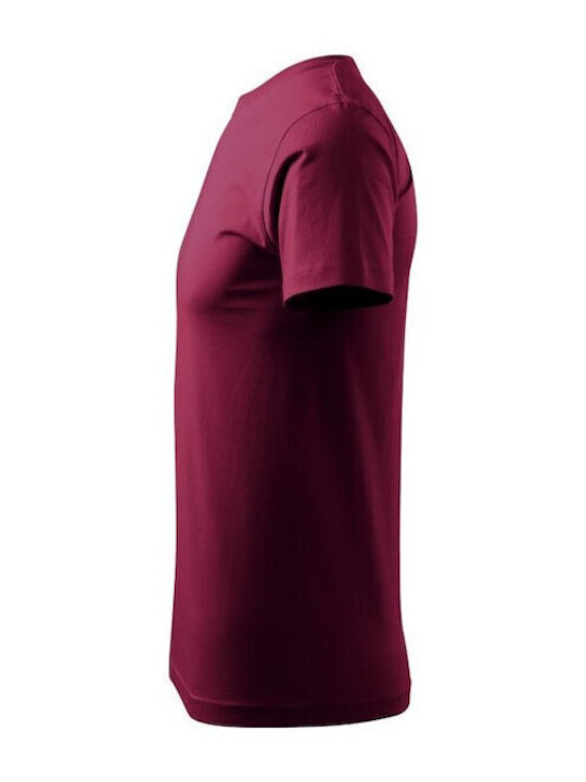 Malfini Basic Werbe-T-Shirt in Rot Farbe
