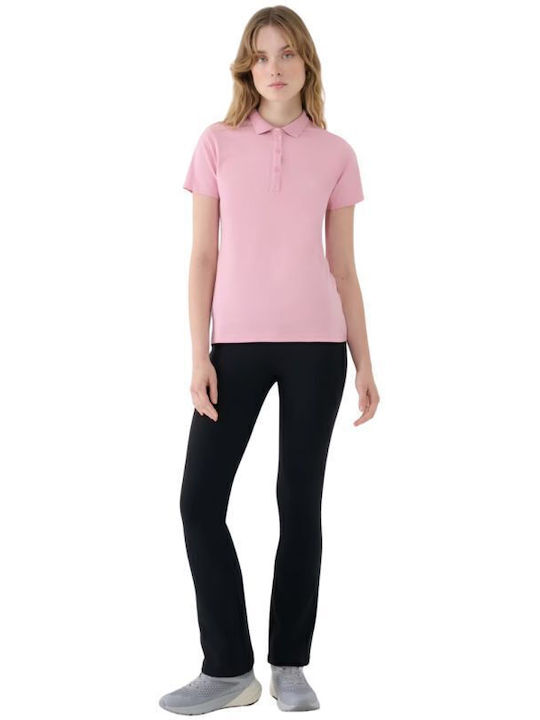 Bluze Damă Polo Mâneci Scurte Roz