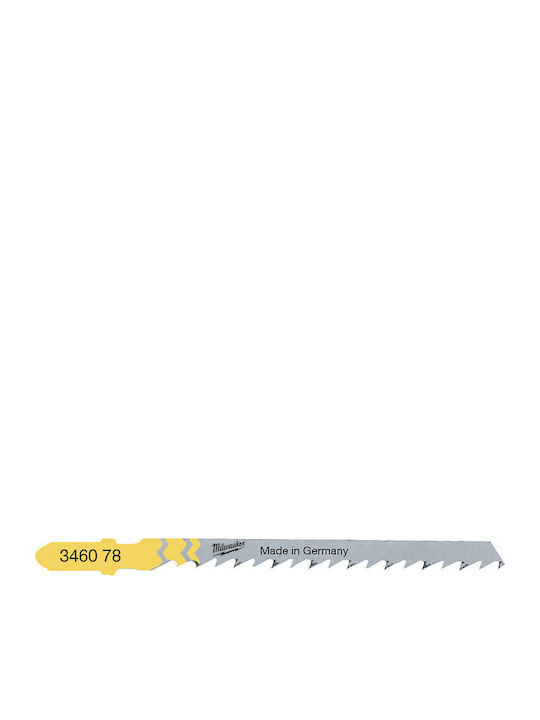 Milwaukee 4932346078 Stichsägeblätter Holz 75mm 5 Stück Mw