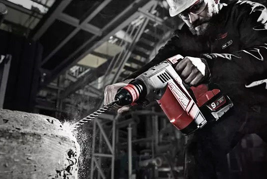 Milwaukee M18 CHPX-902X Impact Demolition Hammer Battery 18V 2x9Ah with Chuck SDS Plus 4933451469