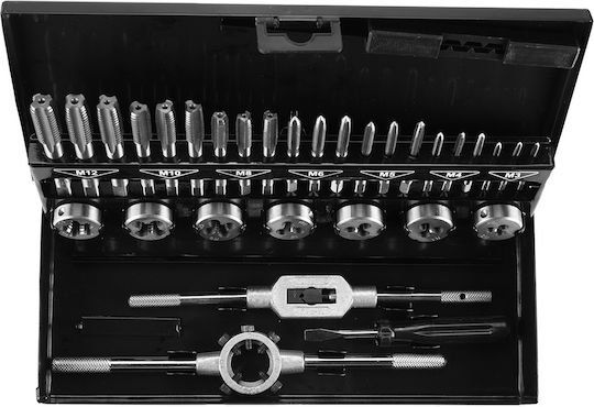 Topex 14A426 Tap & Die Sets Steel 32pcs
