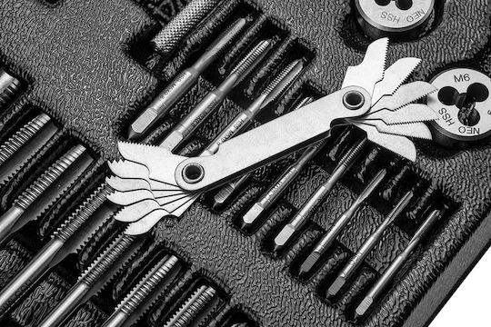 Neo Tools 84-246 Set Colier & Filete din Oțel 8x1.25mm 31buc