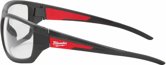 Milwaukee Safety Glasses for Protection with Transparent Lenses 1pcs