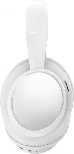 Platinet PHB086W Безжични Bluetooth Over Ear Слушалки с 10 часа Работа и Бързо Зареждане Бели