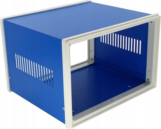 Blaue Metallgehäusegeräte 100x230x185mm
