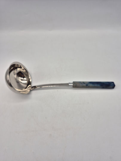 Cooking Spoon Blue Agate Handle Stainless Steel