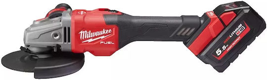 Milwaukee FHSAG125XB-552X Τροχός 125mm Μπαταρίας Brushless 2x5.5Ah