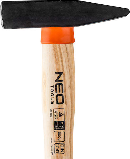 Neo Tools Hammer 300gr with Wooden Handle 25-013