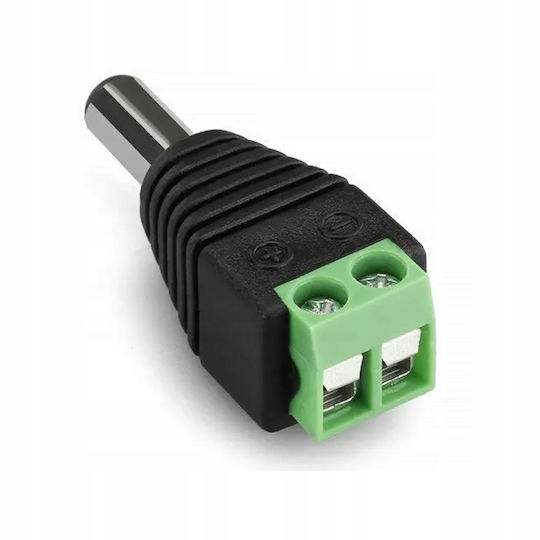 Conector CCTV 5.5mm 2.1mm Masculin